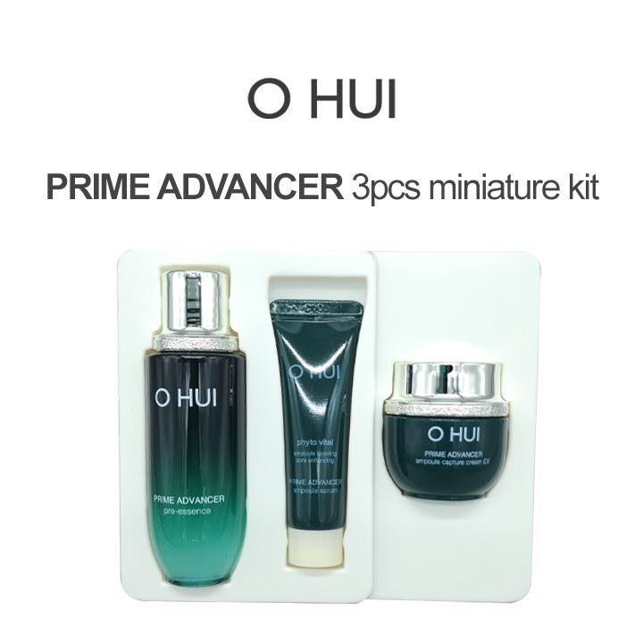 O-HUI PRIME ADVANCER 3pcs miniature kit / Essence / Serum / cream