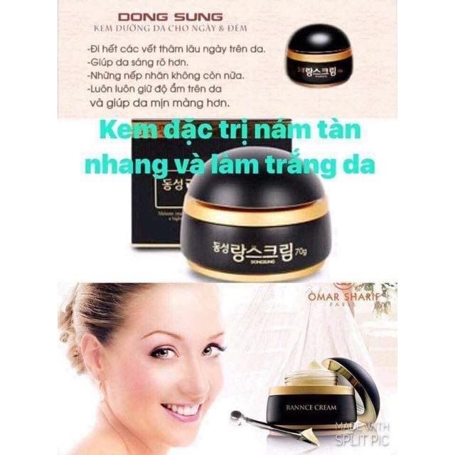 Kem Dưỡng Trắng chống nám và tàn nhang hiệu Dongsung Rannce Cream