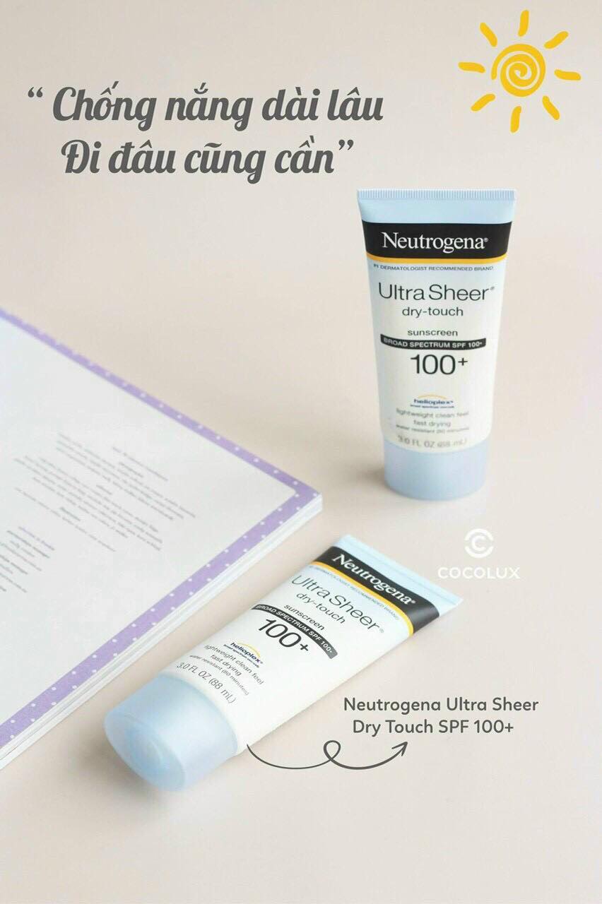 Kem chống nắng Neutrogena Ultra Sheer Dry Touch SPF 100+