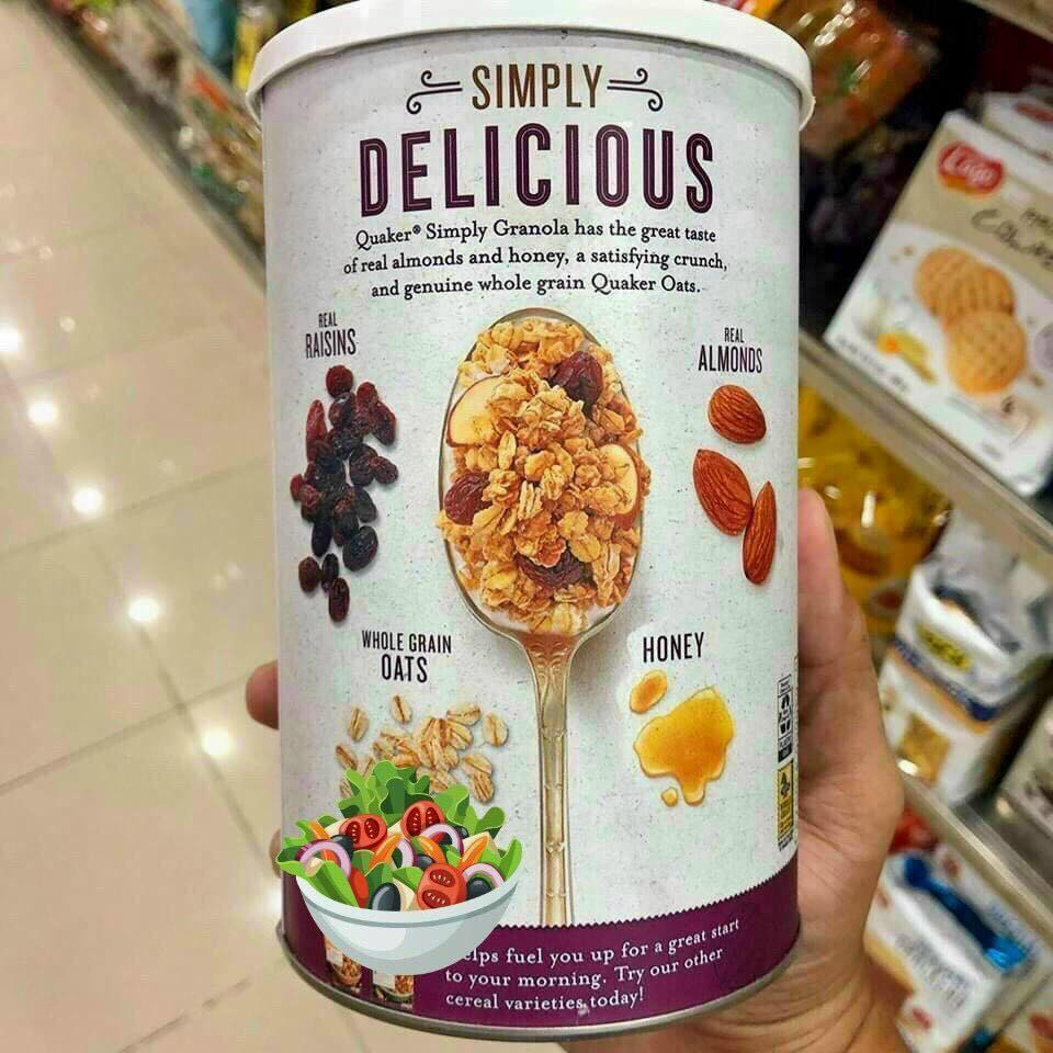 Granola ngũ cốc yến mạch giảm cân, đốt mỡ cực kỳ hiệu quả và rất Healthy