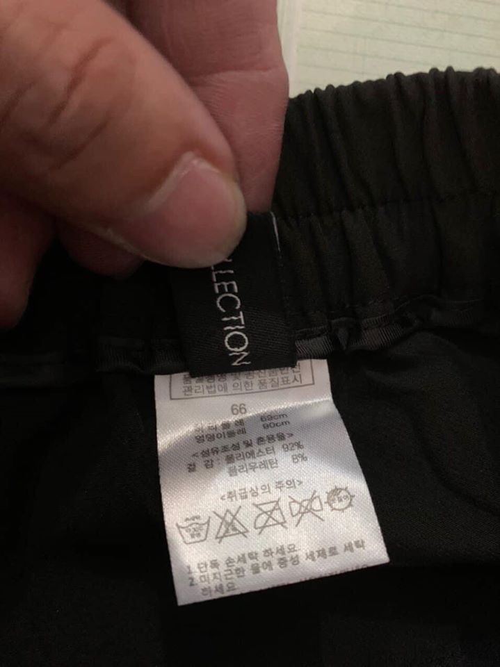 Quần tây đen xuất hàn size 66-77-99