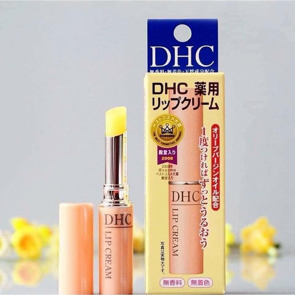 SON DƯỠNG DHC KHÔNG MÀU .TRỊ THÂM DƯỠNG ẨM .BẢO VỆ MÔI KO BAO GIỜ NỨT NẺ