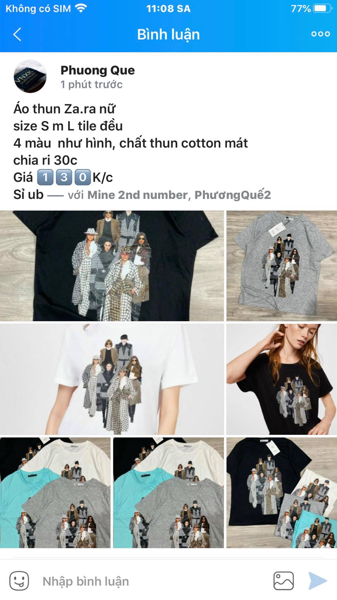Áo thun Za.ra nữ