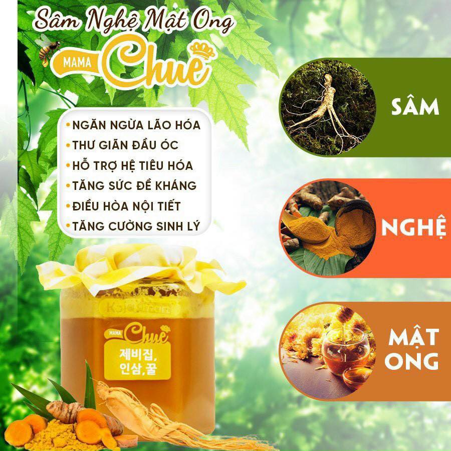 MUA 1 SÂM NGHỆ TO 500g TẶNG NGAY SÂM NGHỆ NHỎ 200g 650K/combo 2 lọ