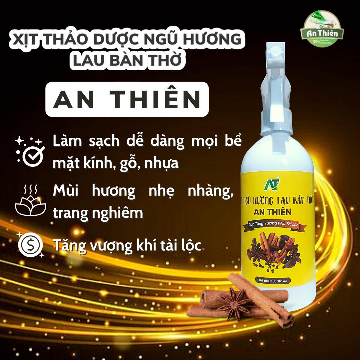 Ngũ hương phong thủy An Thiên dùng lau tượng phật ,bàn thờ