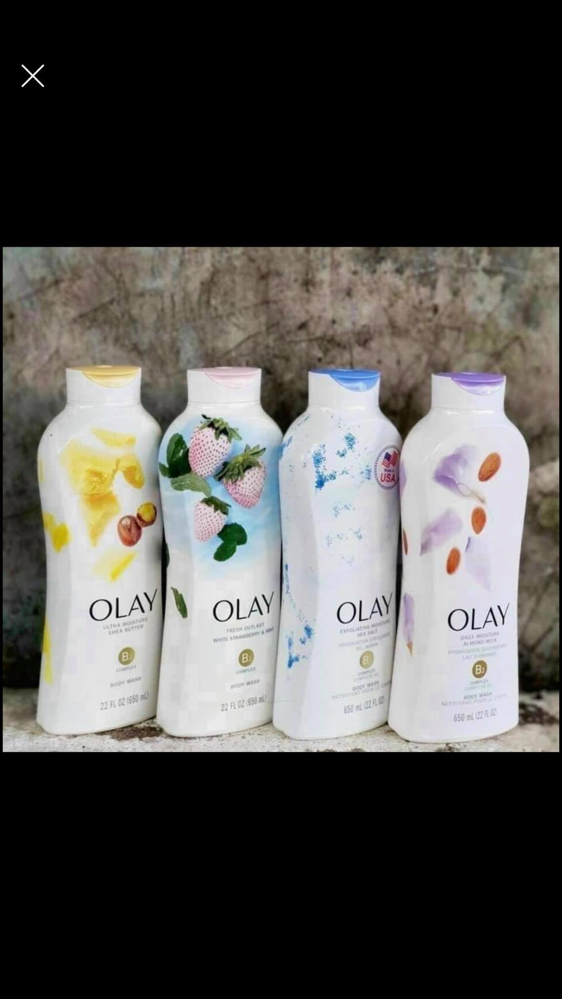 Mẫu tắm Olay mới
