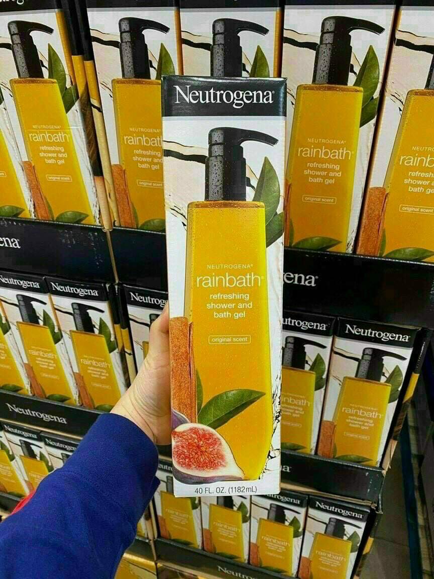 Gel Sữa Tắm Neutrogena Rainbath Refreshing Shower And Bath Gel Màu Vàng 1182ml (Chai)