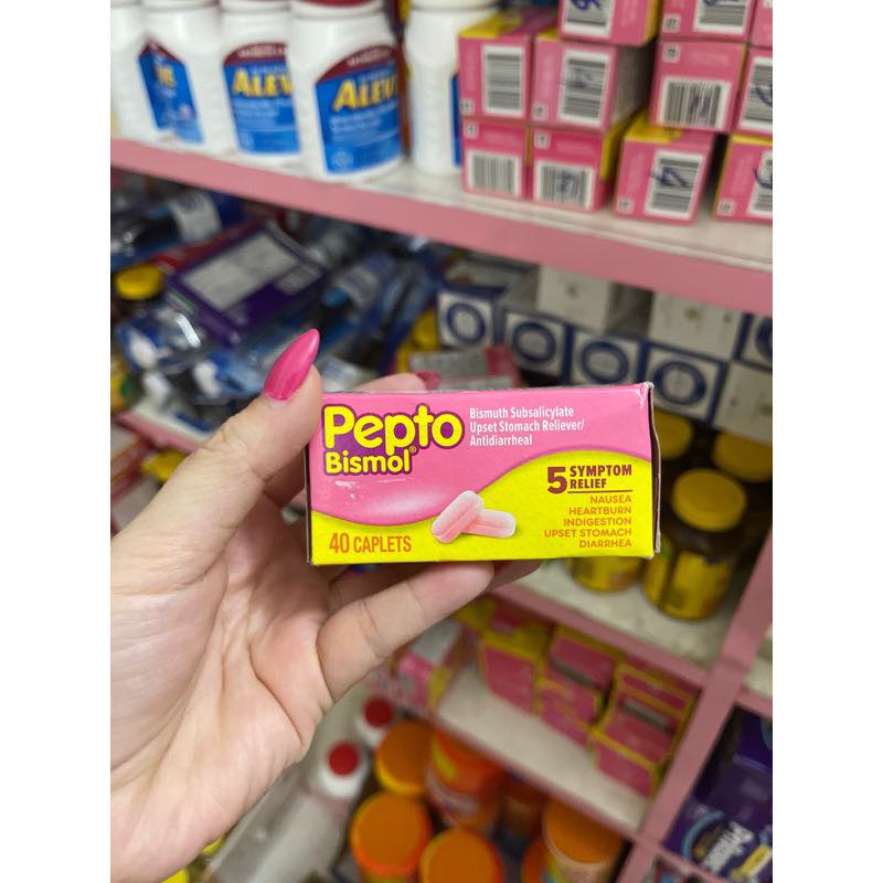 Viên tiêu hóa, đầy hơi, rối loạn tiêu hóa Pepto Bismol chuẩn Mỹ(pepto bismol ultra)