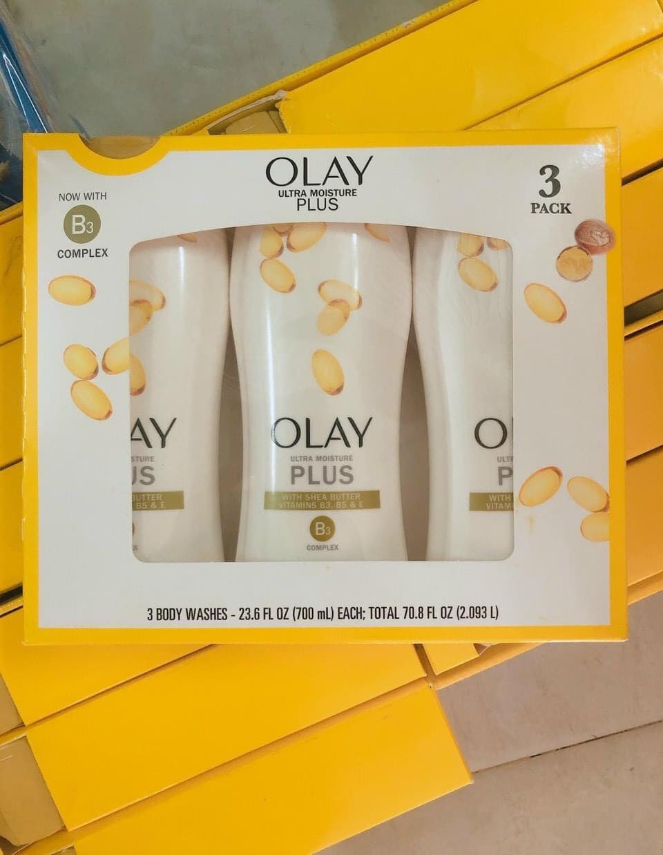 Sữa tắm Olay Ultra Moisture Plus 700ml x 3