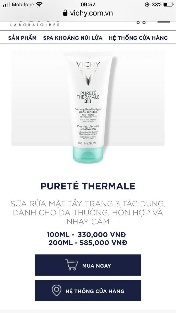 SRM VICHY PURETE THERMALE 3in1