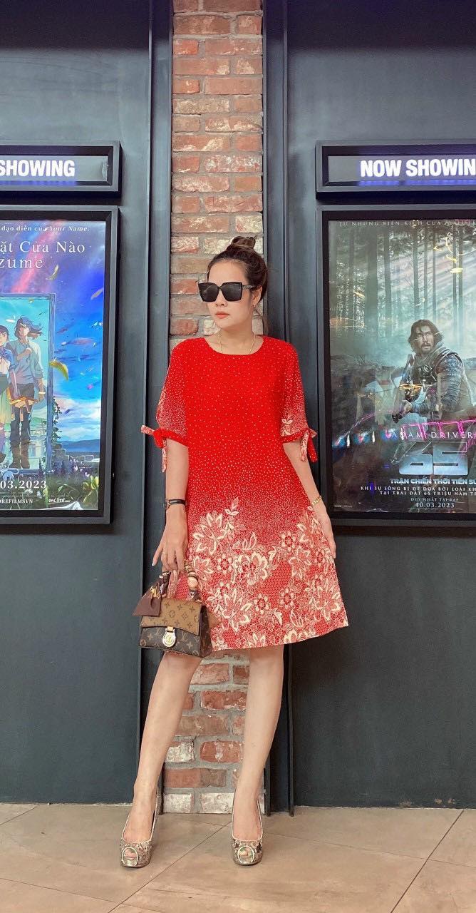 Đầm lụa mịn không nhăn