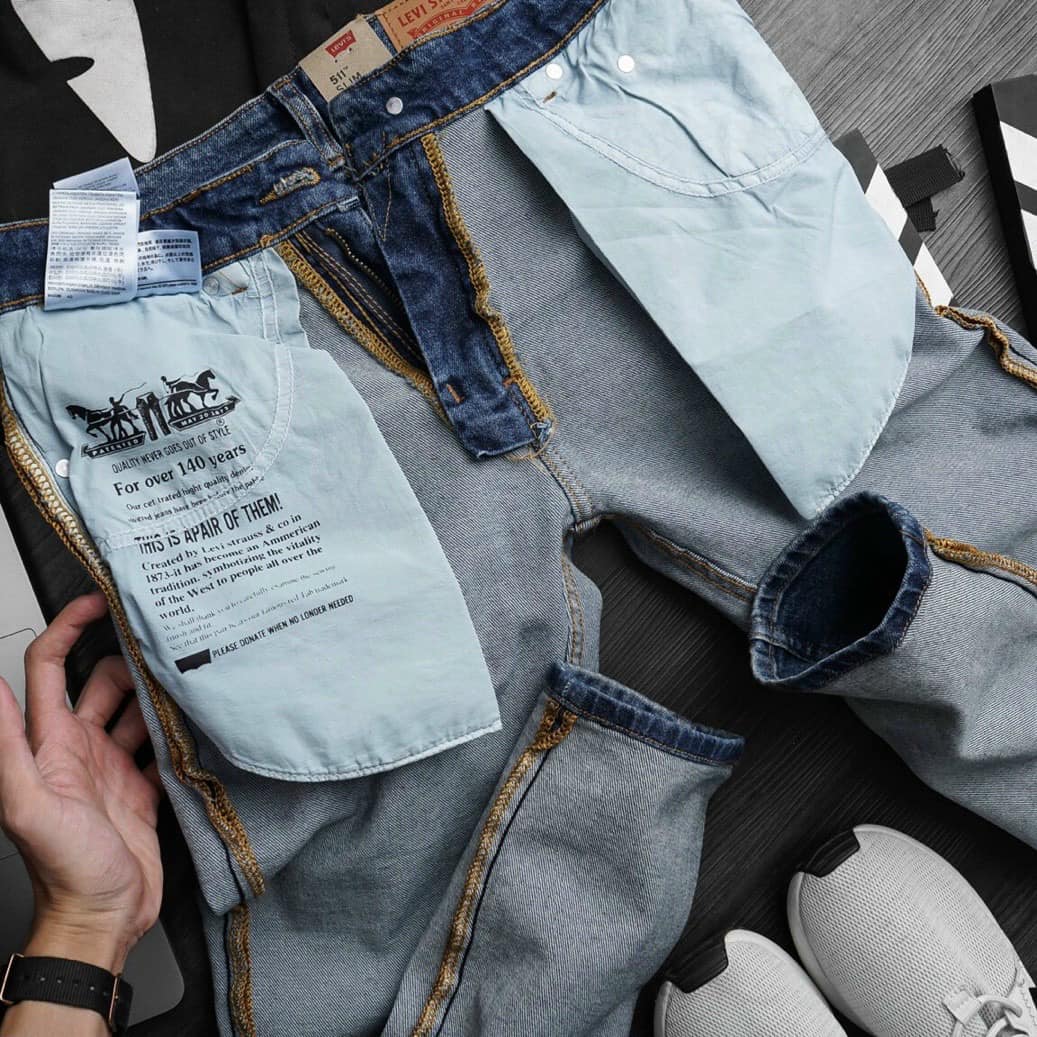 Jean nam xuấtMỹ Levis511&514