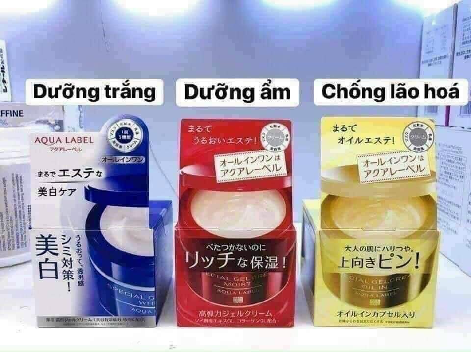 KEM DƯỠNG AQUALABEL CỦA HÃNG MỸ PHẨM SHISEIDO