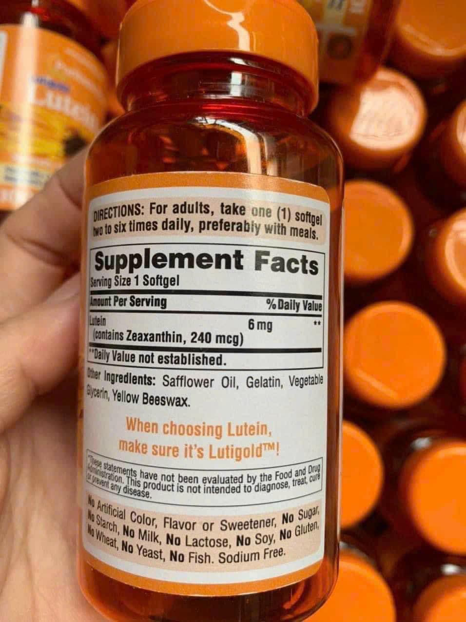 Thuốc bổ mắt Lutein