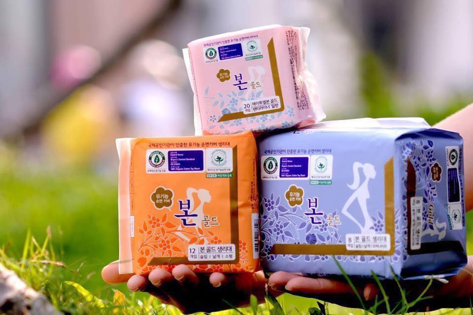Băng vệ sinh ORGANIC HÀN QUỐC set 3 gói