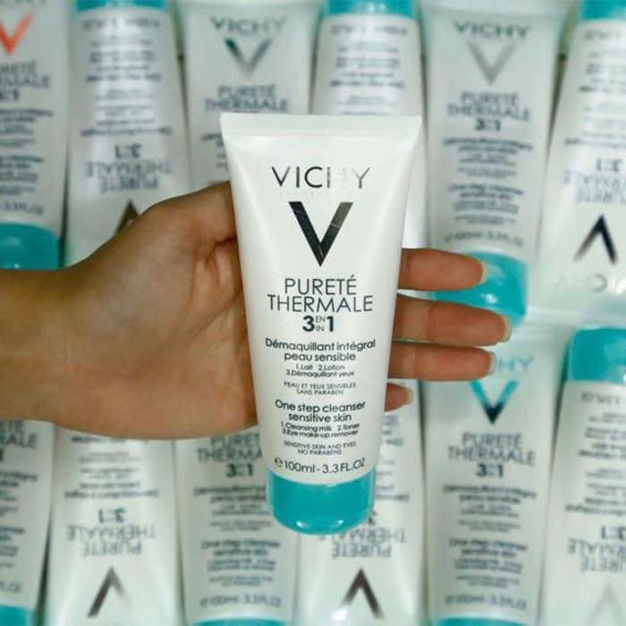Sửa rửa mặt tẩy trang 3in1 Purete Thermale Vichy 100ml