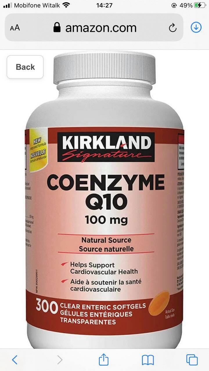 Coenzyme Q10, 100 mg từ Kirkland Signature ™