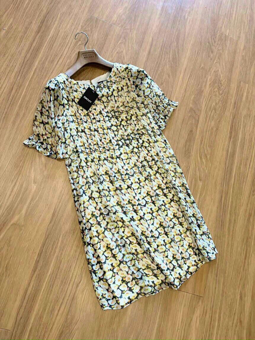 Đầm xuất DKNY xịn form suôn SZ S M form to