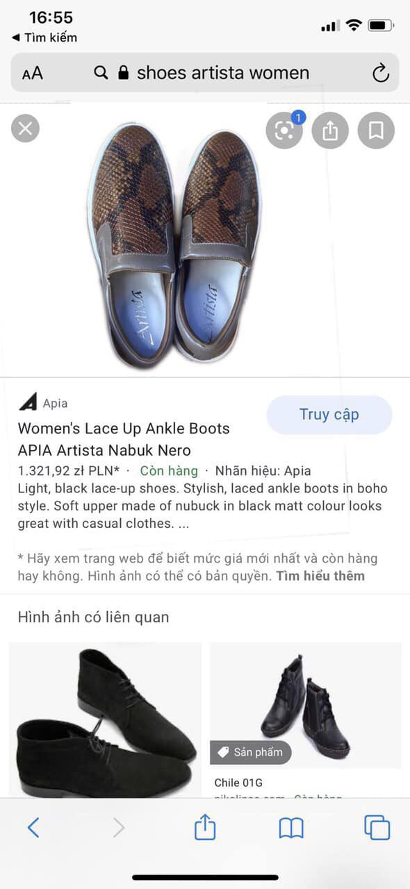 Giày mọi Đẹp mà xịn