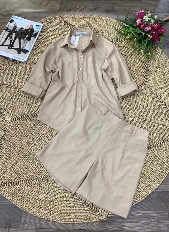 set short  Linen