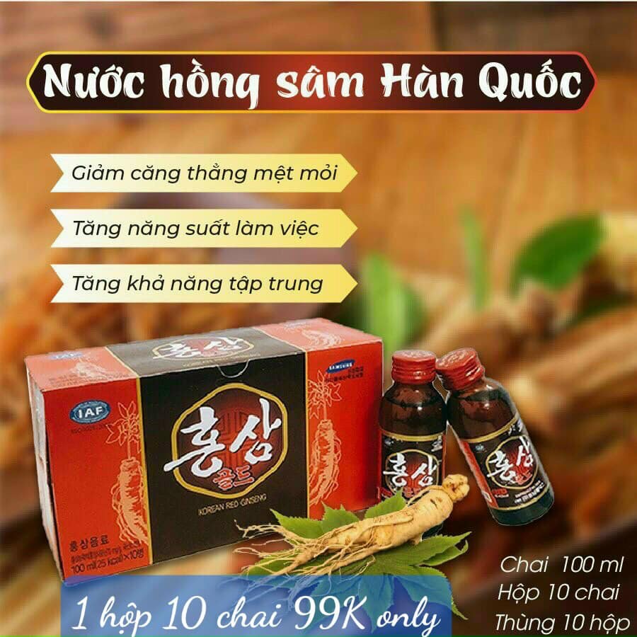 nước Sâm HQ các loại