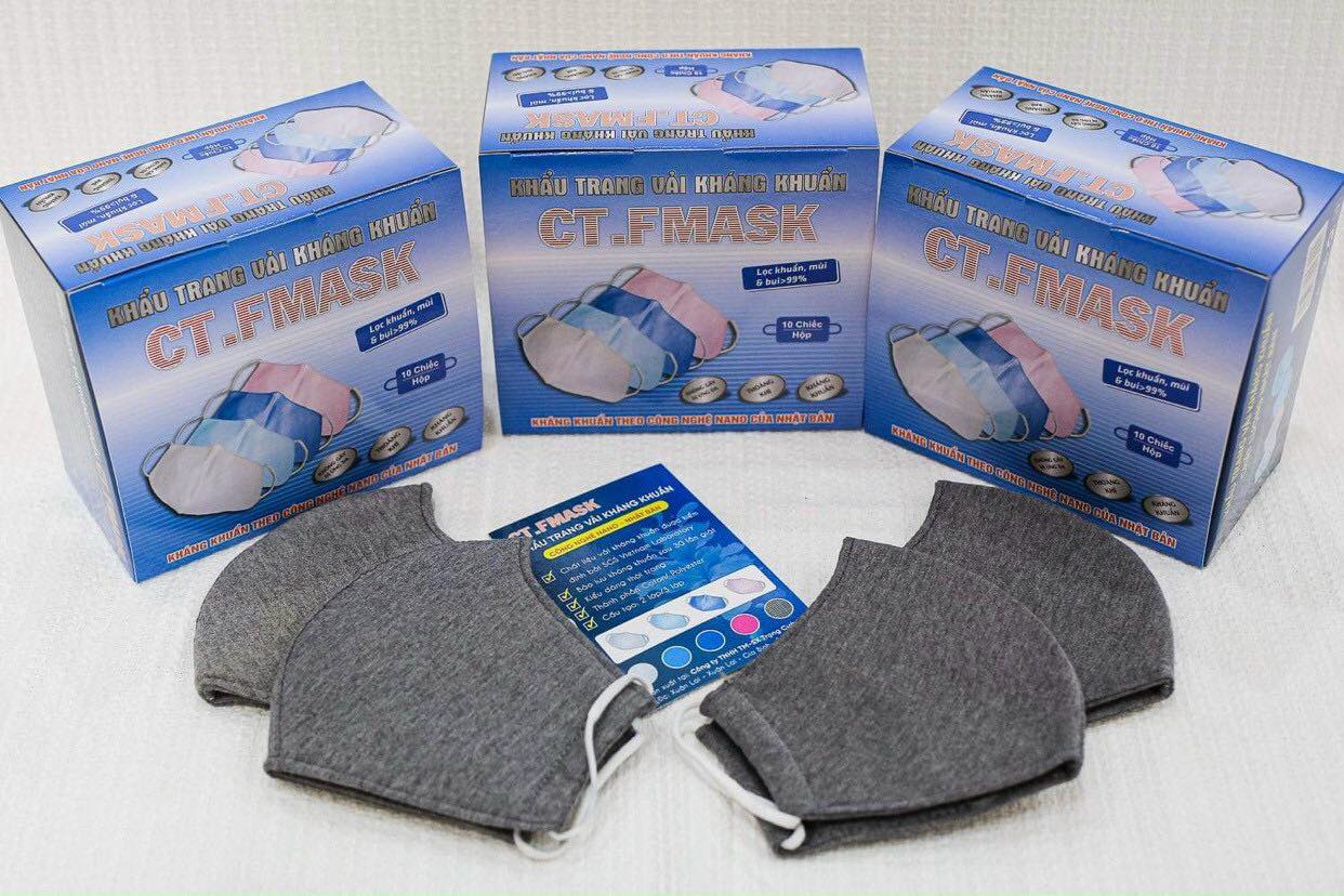 khẩu trang vải kháng khuẩn
