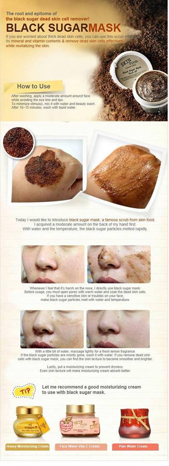 Black suger mask - Mặt nạ Đường đen SKIN FOOD 100gam