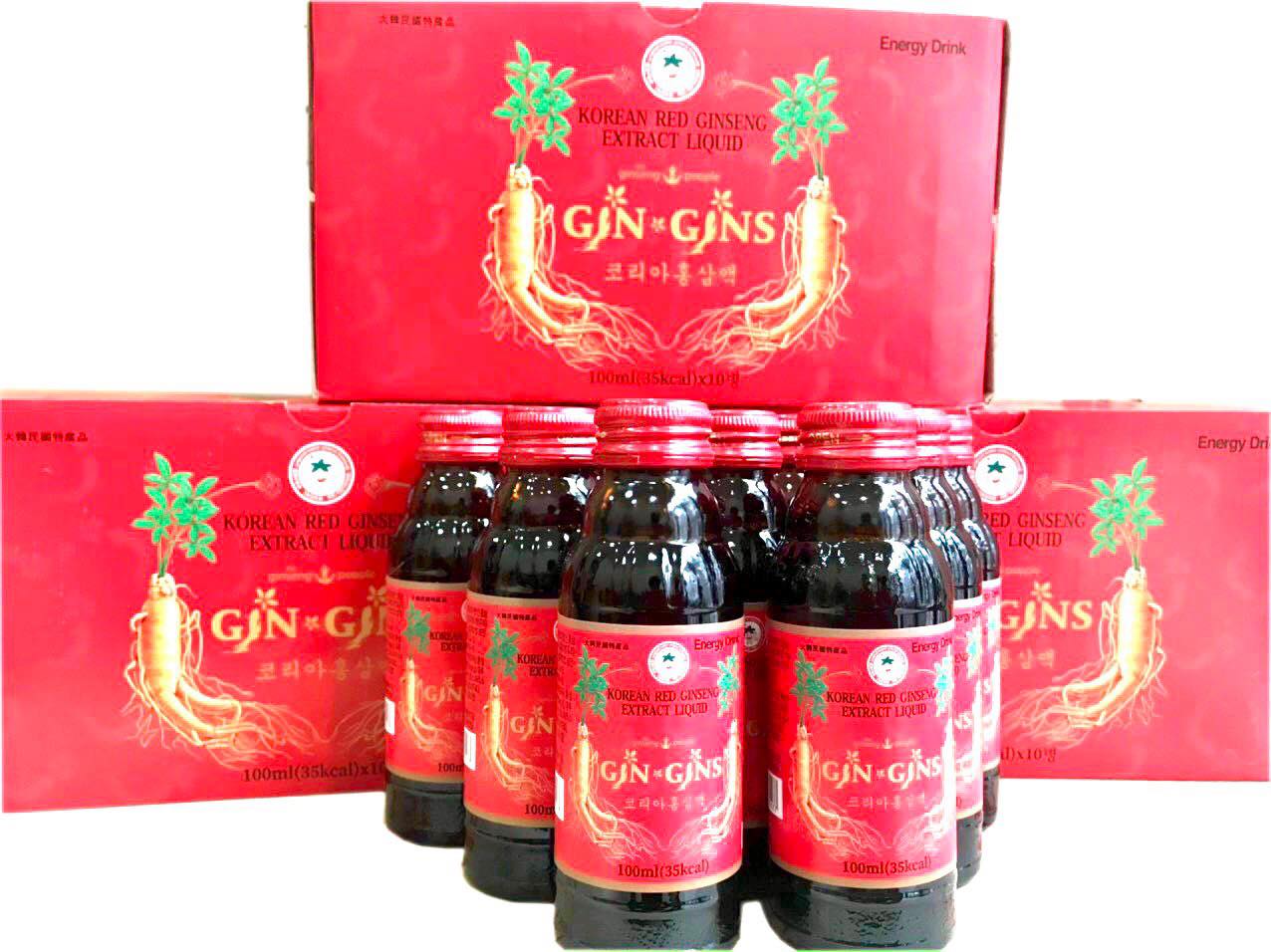 NƯỚC HỒNG SÂM CAO CẤP 100 ML GINGINS