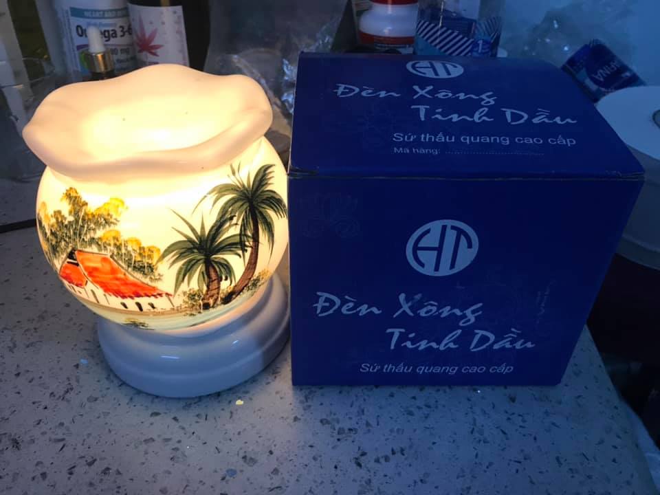 ĐÈN XÔNG TINH DẦU Gốm BÁT TRÀNG 