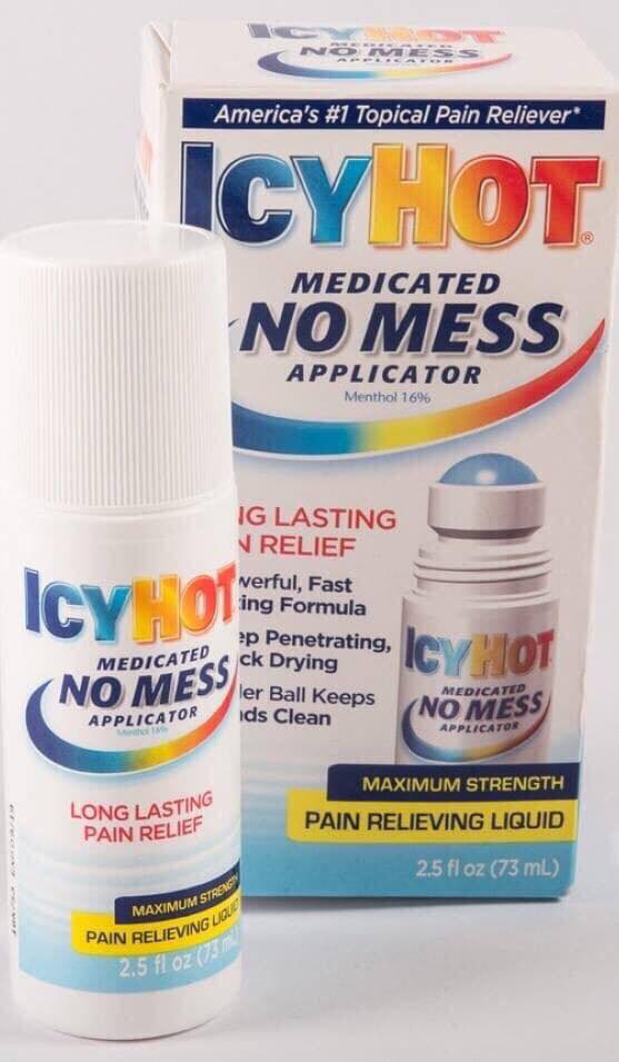 DẦU NÓNG DẠNG LĂN ICY HOT MEDICATED NO MESS APPLICATOR