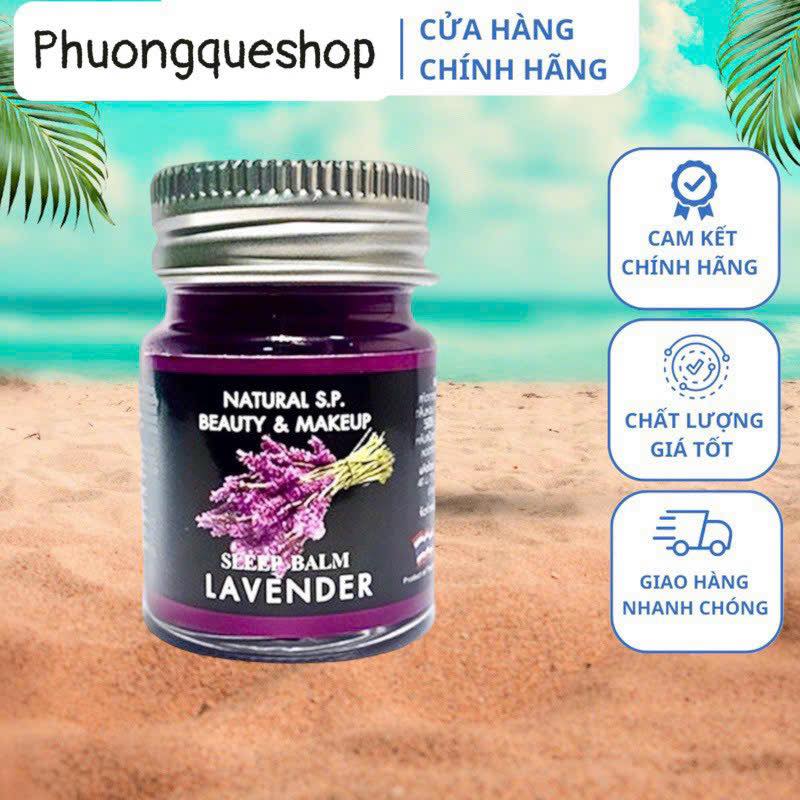 Dầu Cù Là Giúp Ngủ Ngon Lavender Sleep Balm Natural S.P Beauty Makeup 15g Thái Lan