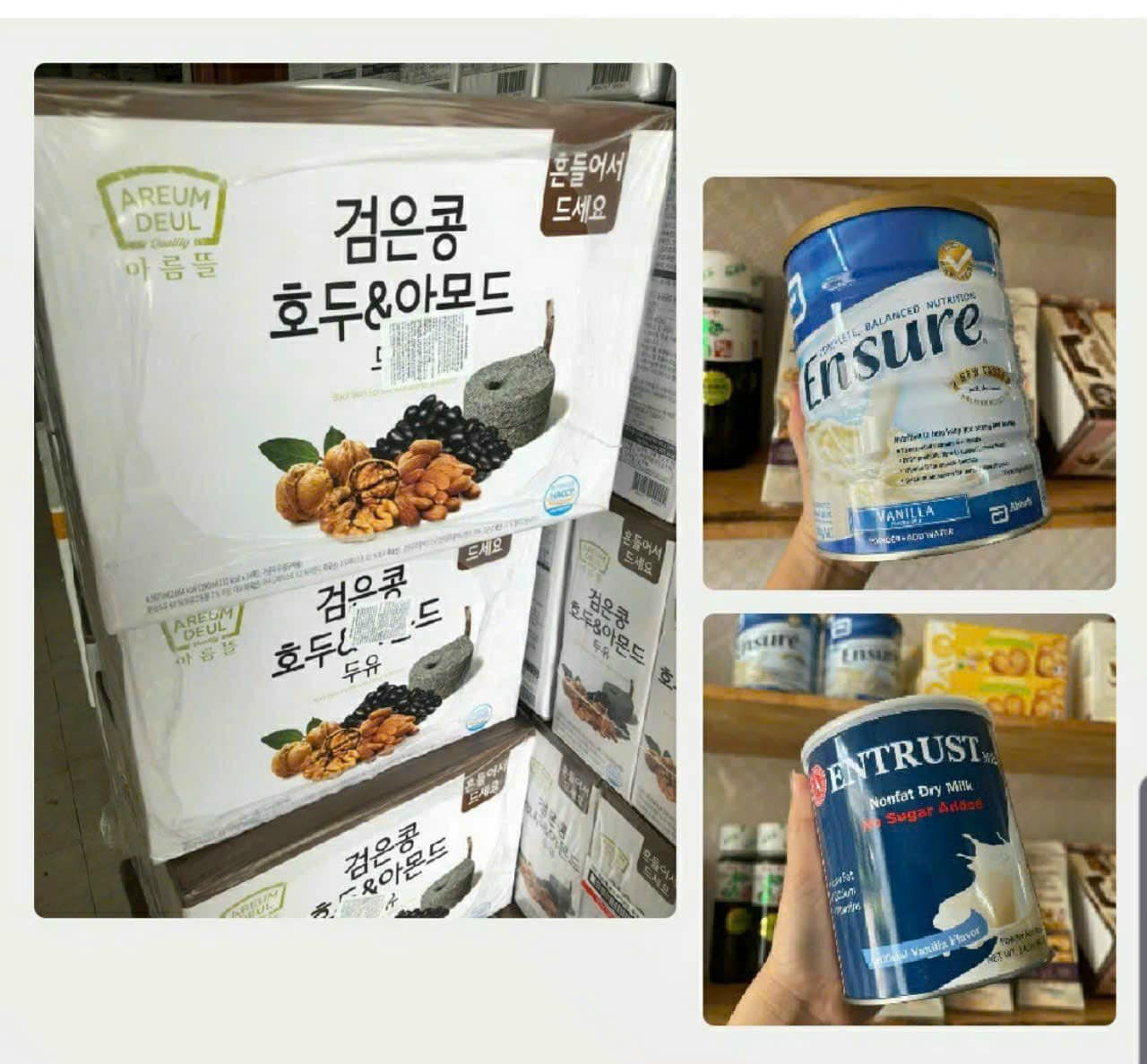 Sữa Hạt Nội Địa Hàn Quốc NK chính nghạch