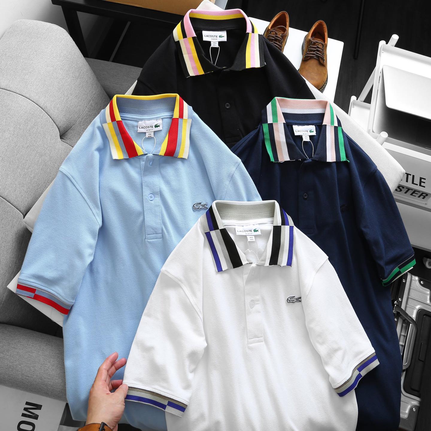 POLO %LACOSTE áo nam