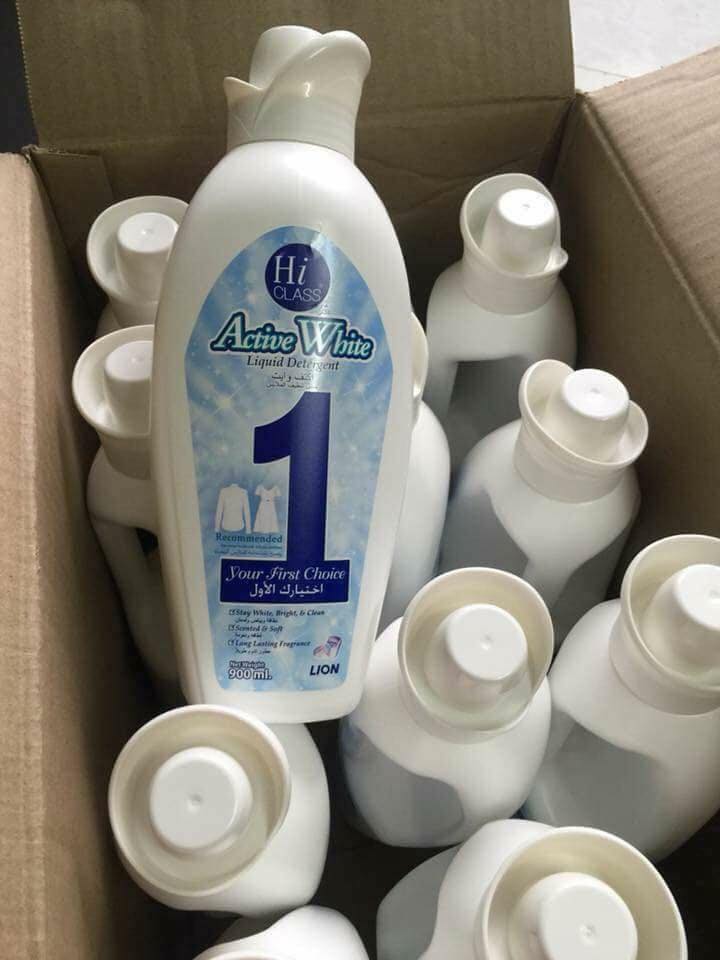 Nước Giặt Hiclass900ml Active White