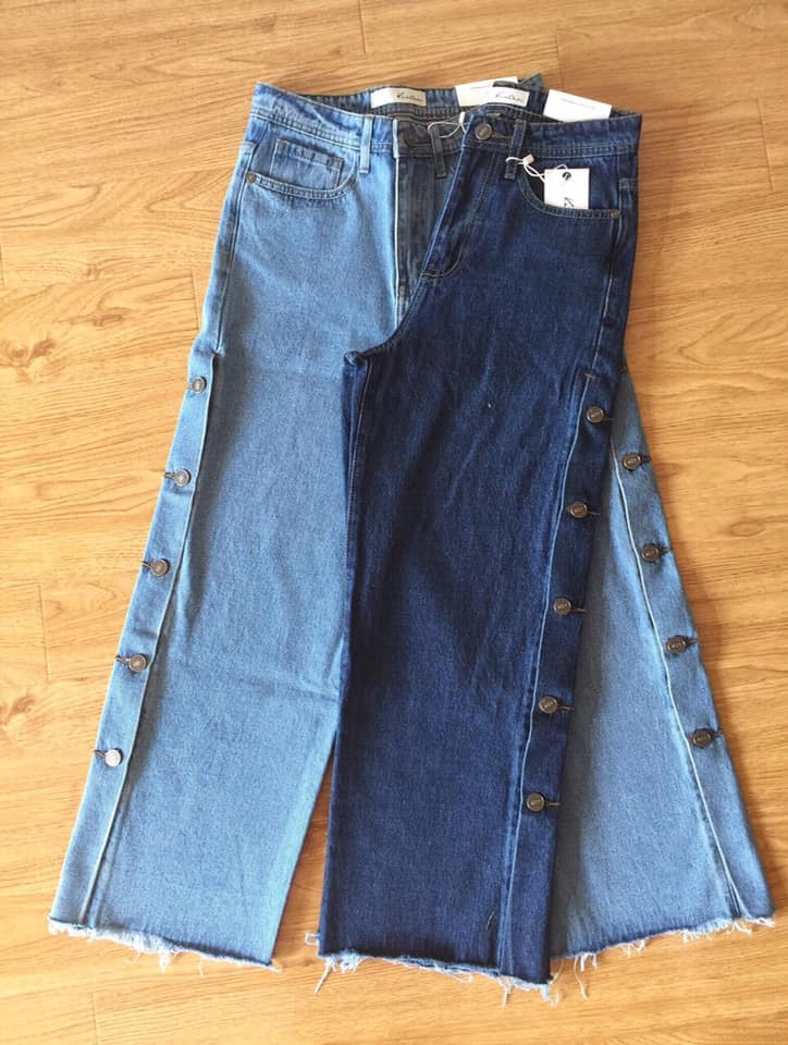Q. Culottes nút dọc thân. 26-30.
