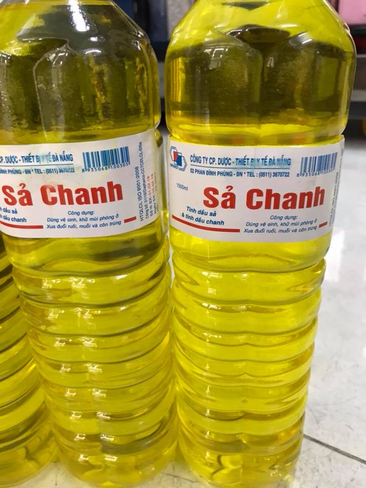Nước lau sàn hương xả diệt côn trùng rùi muỗi.