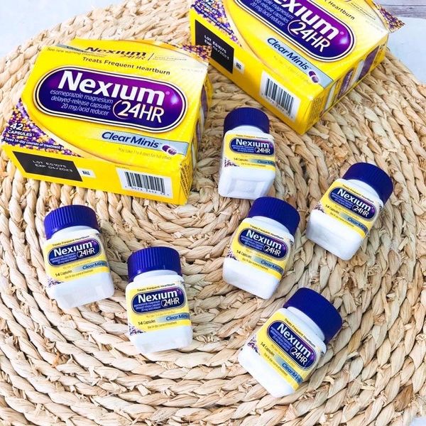 Nexium 24hr Mỹ, Viên Uống Dạ Dày Ợ Nóng của mỹ