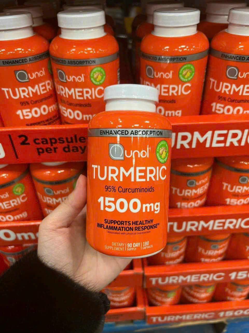 VIÊN UỐNG TINH CHẤT NGHỆ QUNOL TURMERIC 1500MG
