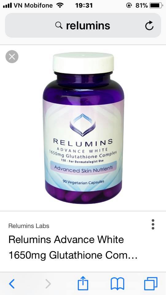 Viên Uống Trắng Da Relumins