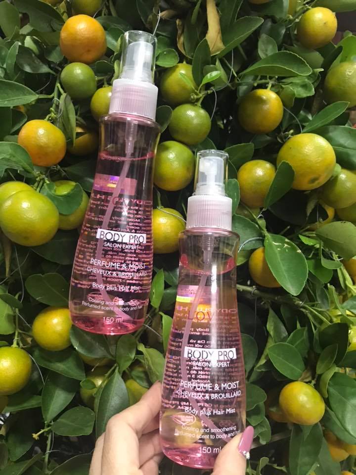 Nước xịt thơm ẩm da & tóc  L'ovite