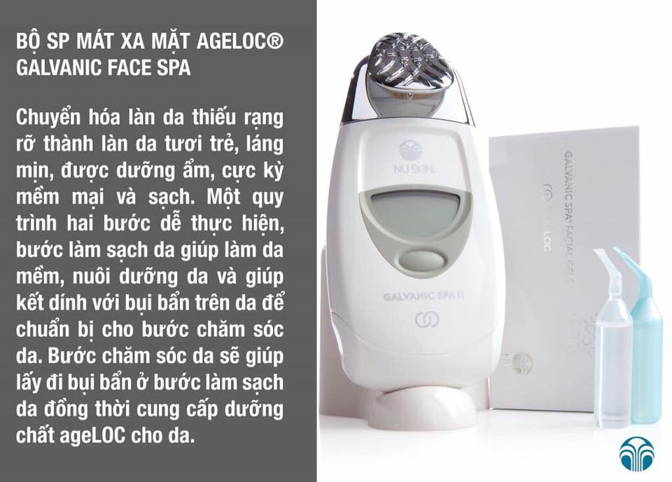 Máy nâng cơ mặt Nuskin ageloc galvanic spa