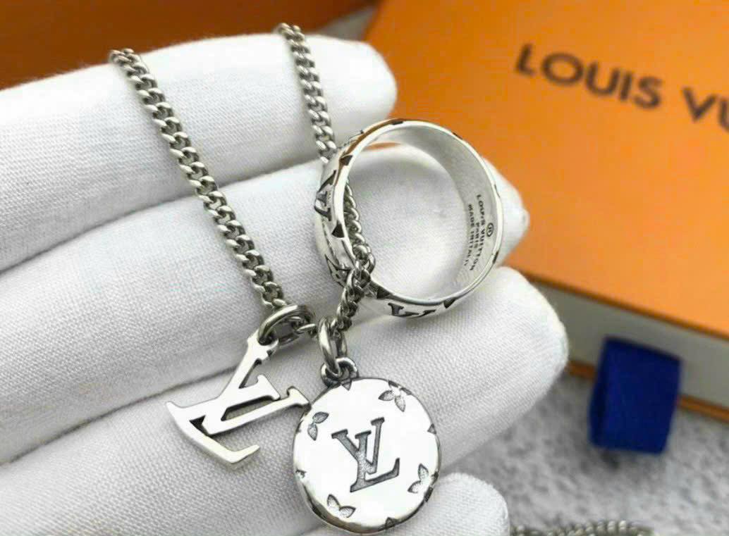 Bộ dây chuyền LV 2 in 1 - LV AUTH
