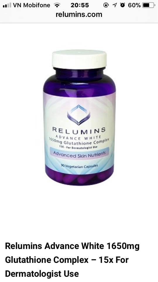 Viên Uống Trắng Da Relumins
