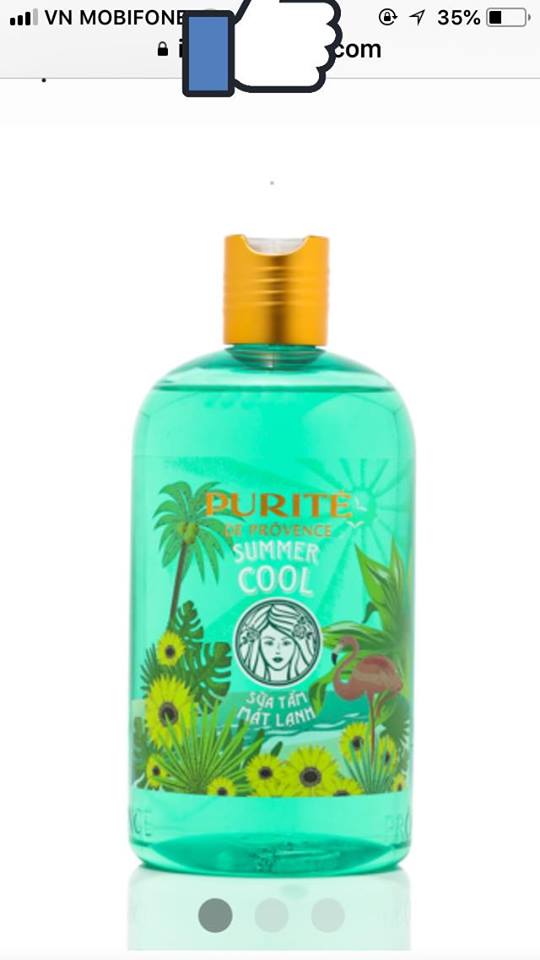 Sữa tắm Mát Lạnh Summer Cool Purité