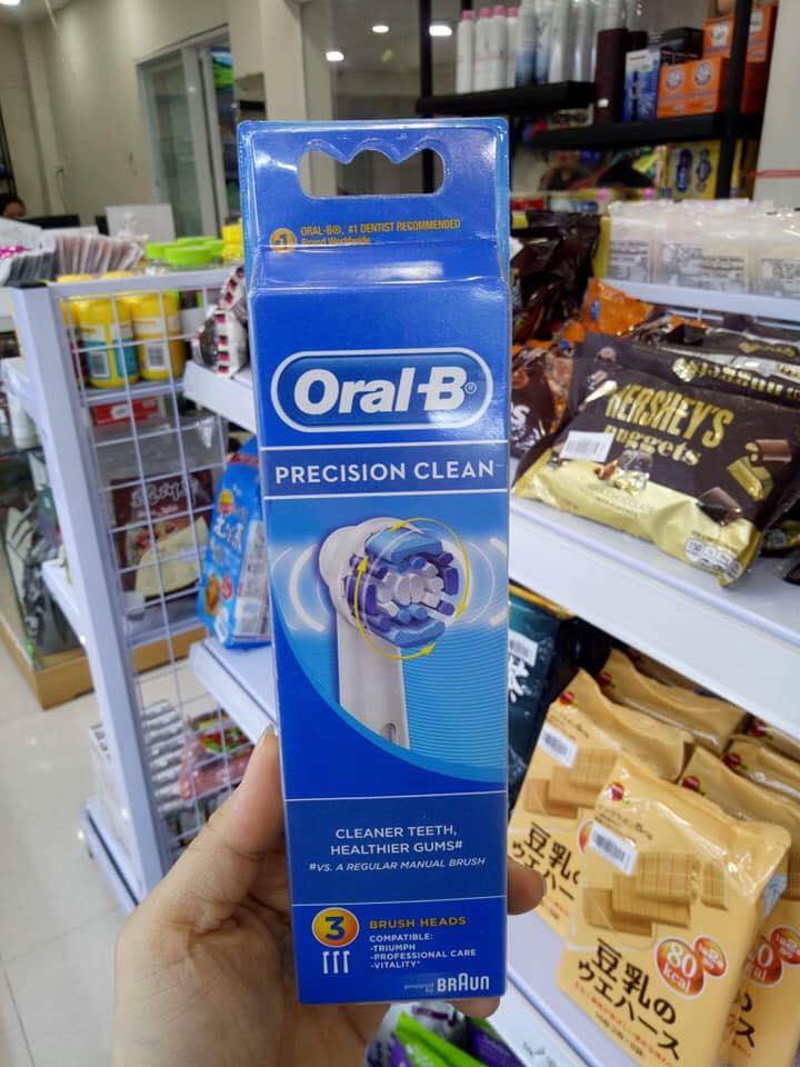 SET 3 ĐẦU BÀN CHẢI THAY THẾ CHO BÀN CHẢI ĐIỆN ORAL B