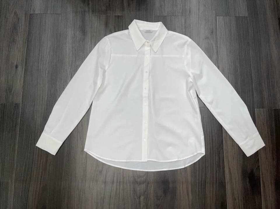 Sơmi Clovis xuất Hàn dư xịn , áo sơmi nữ form suôn nhẹ