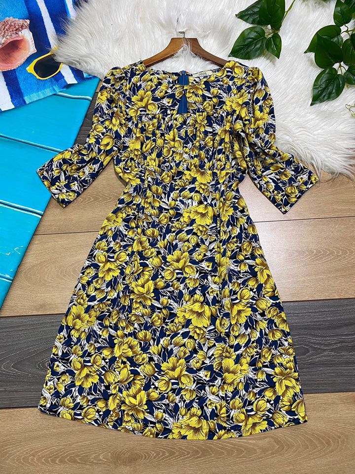Đầm lụa tay lỡ