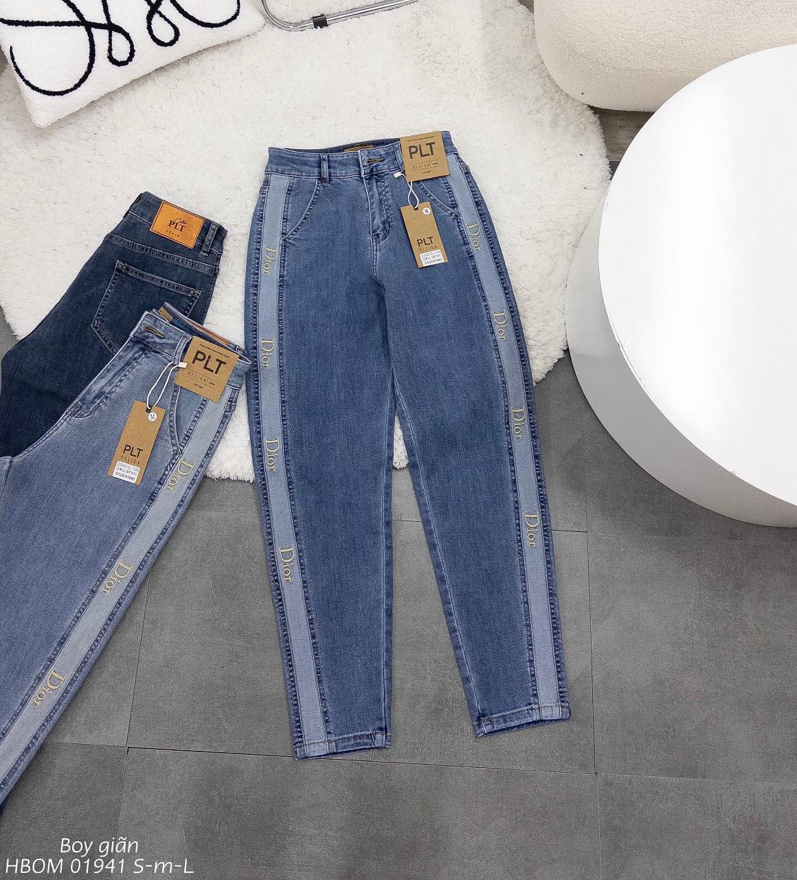 Baggy xịn chất jean mềm co giãn thoải mái