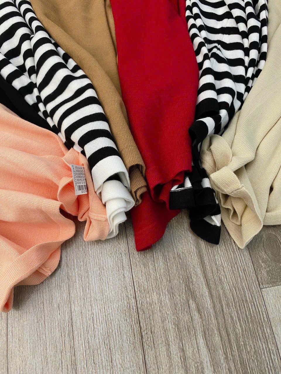 Dệt kim zara 3 lỗ dáng rộng
