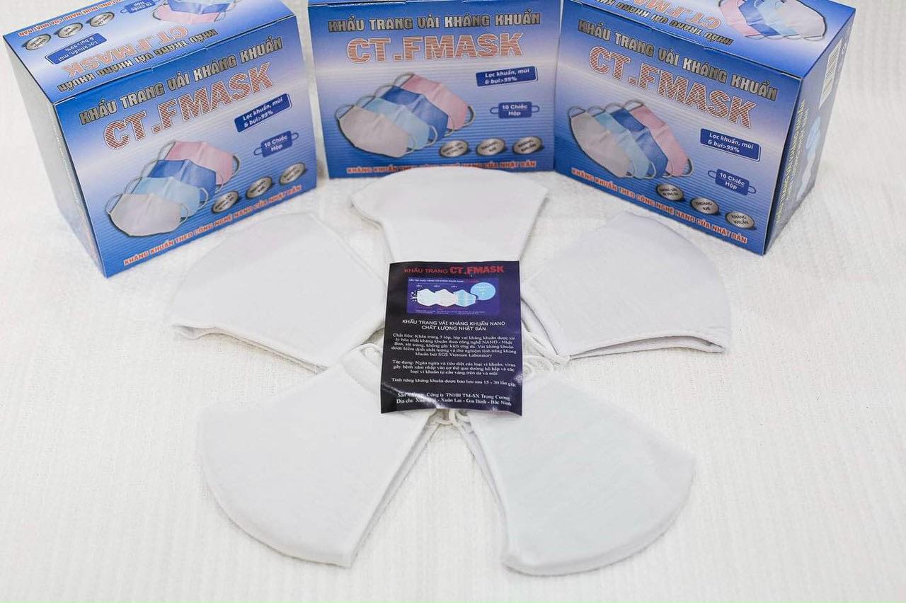 khẩu trang vải kháng khuẩn